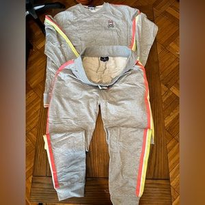 Psycho Bunny Sweatsuit XXL top XL pants, worn once